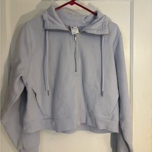 All in Motion Women's Light Blue Cowl Neck Sweater